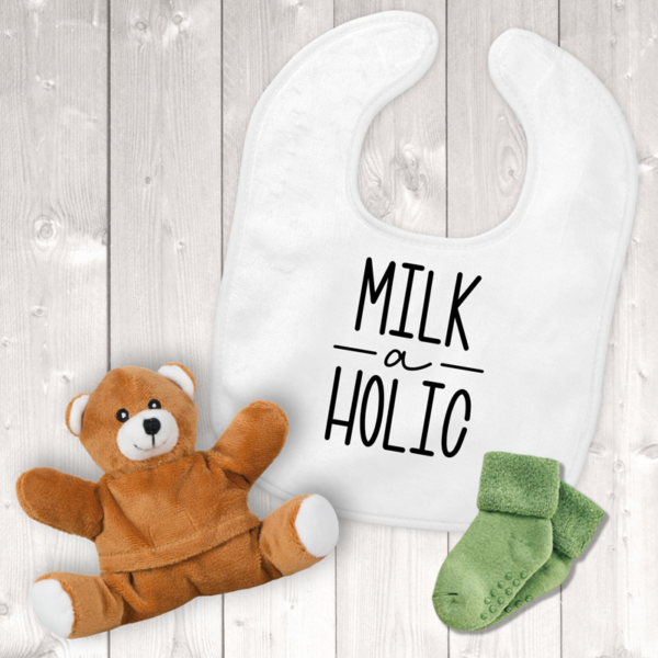 Milk-A-Holic Unisex Bib