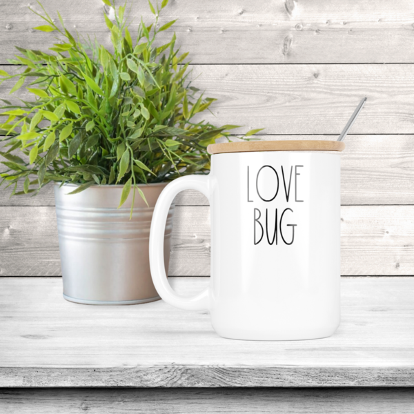 Rae Dunn Inspired "Love Bug" Coffee Mug
